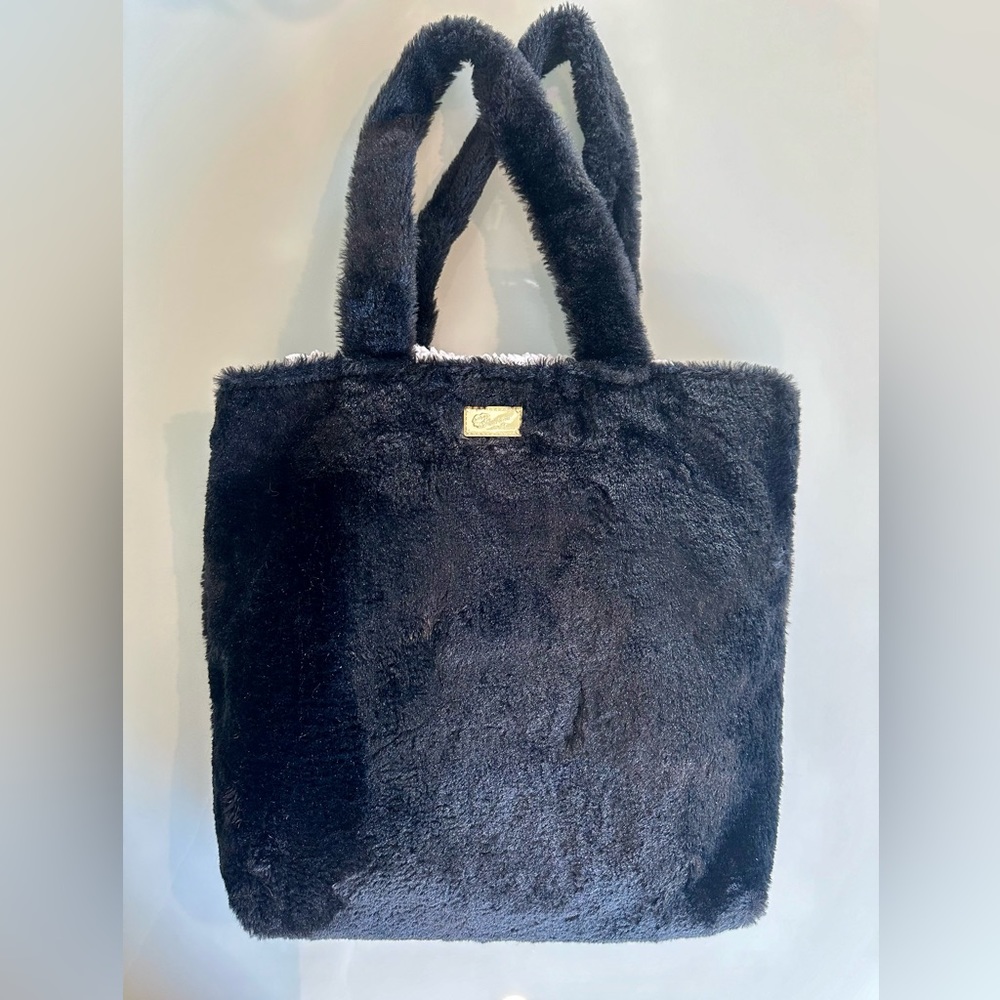 Betsy Johnson Faux Fur Bag/Purse Tote NWOT